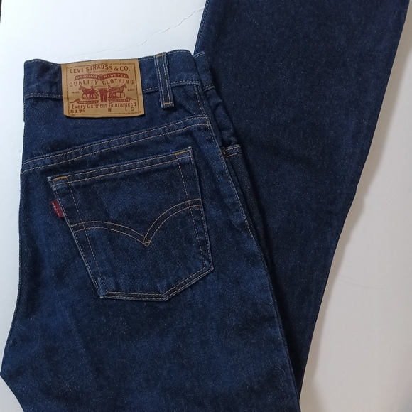 Levi's Denim - Levi's Women's Dark Blue Straight Leg Jeans Size 7S